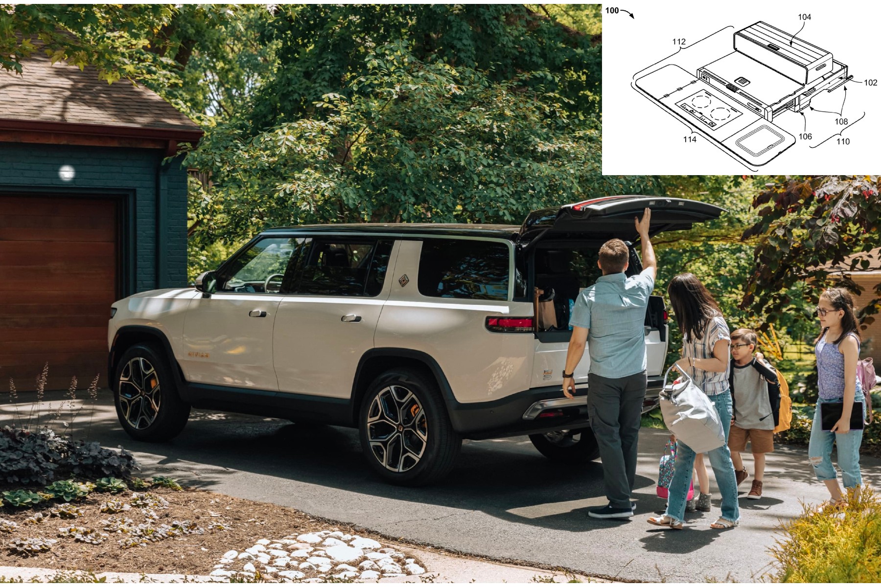 Rivian patent teases R1S Camp Kitchen