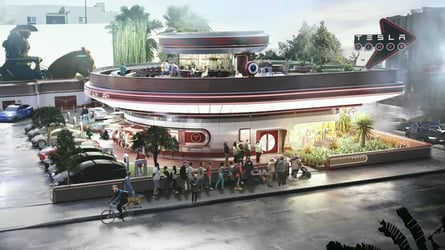 Tesla Gets Approval To Build Diner Drive-In Theater In LA