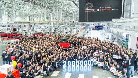 Tesla Produced Its Two Millionth Electric Car In Shanghai