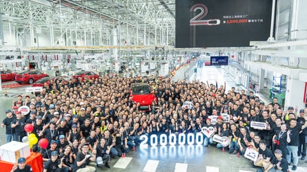 Tesla Produced Its Two Millionth Electric Car In Shanghai