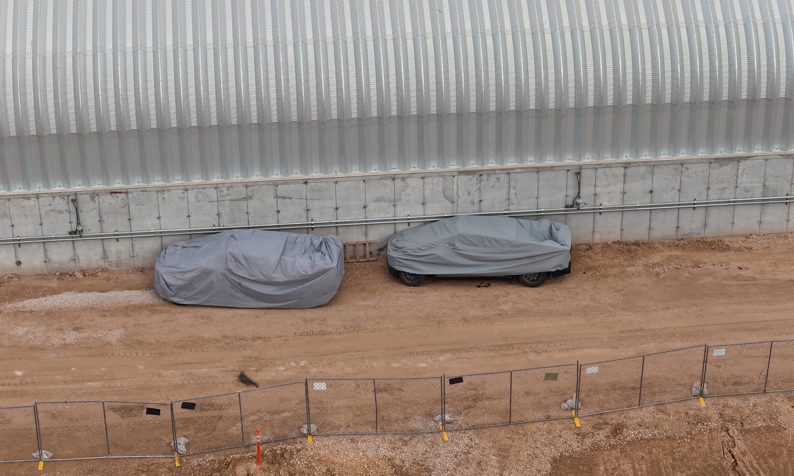 Tesla Cybertrucks spotted near Giga Texas crash test lab