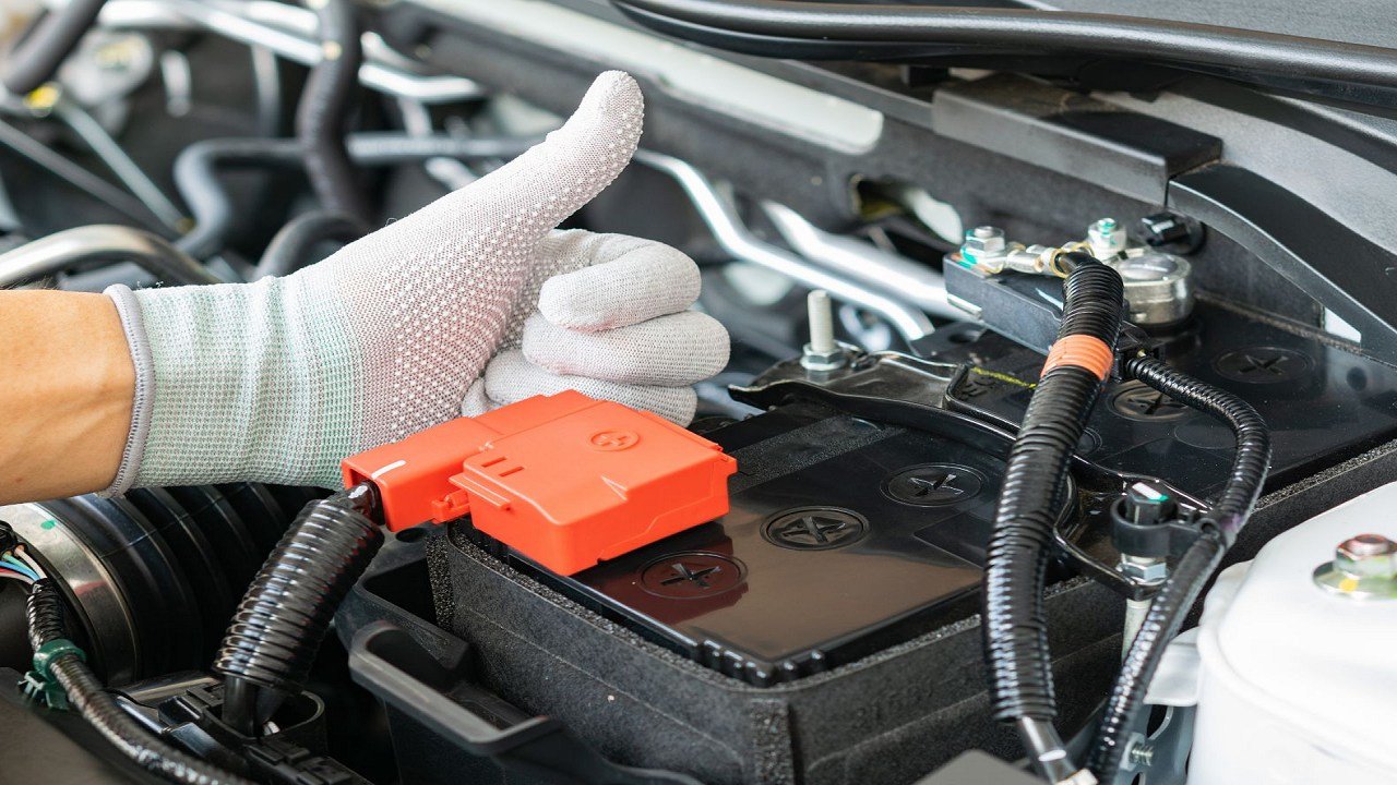 How do I replace a damaged car battery terminal?