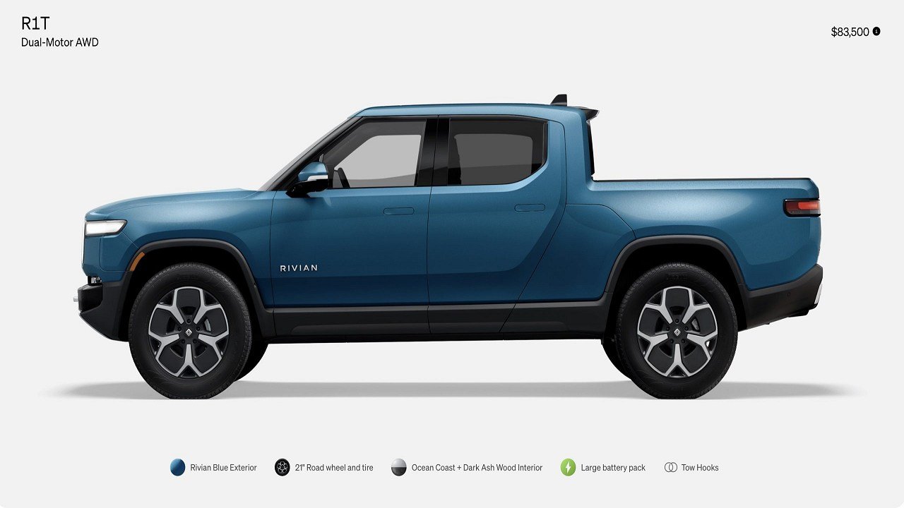 Rivian R1T inventory available for delivery in a few weeks
