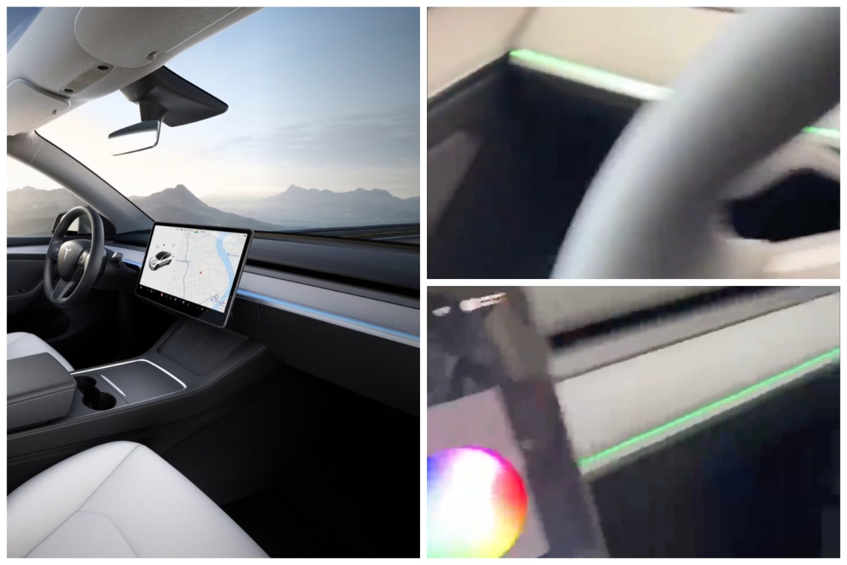 Tesla Model Y’s ambient lighting design changes revealed in leaked video
