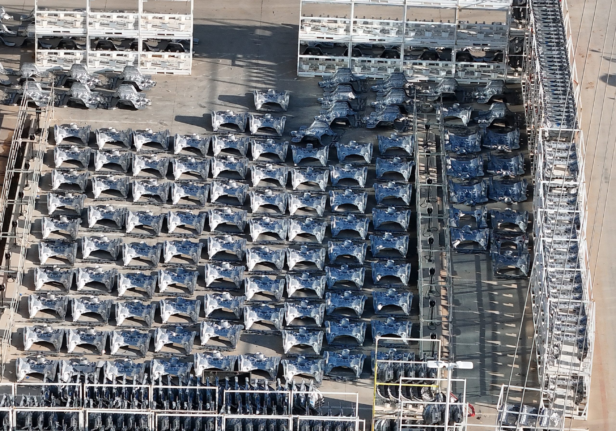 Tesla stacks massive supply of Cybertruck castings hinting production is near