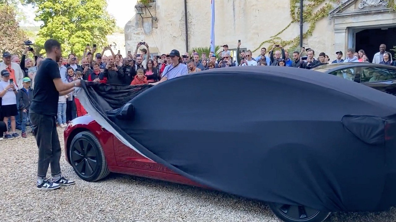 Tesla Model 3 Highland unveiled at Owners Club event in France