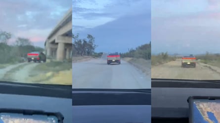 See A Pair Of Tesla Cybertrucks Drive Off-Road In Baja