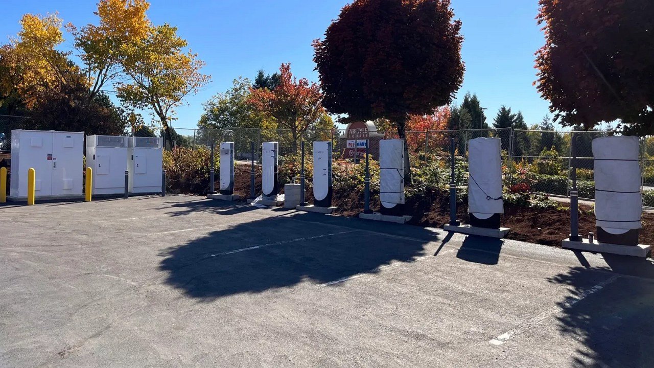 More Tesla V4 Superchargers have been spotted in the U-S