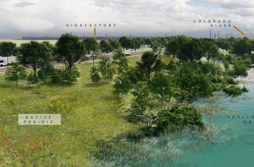 Tesla Giga Texas Reveals Ecological Paradise Project
