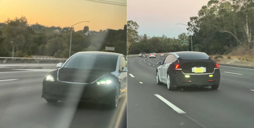 Covered Updated Model 3 Continues to Be Tested on US Roads