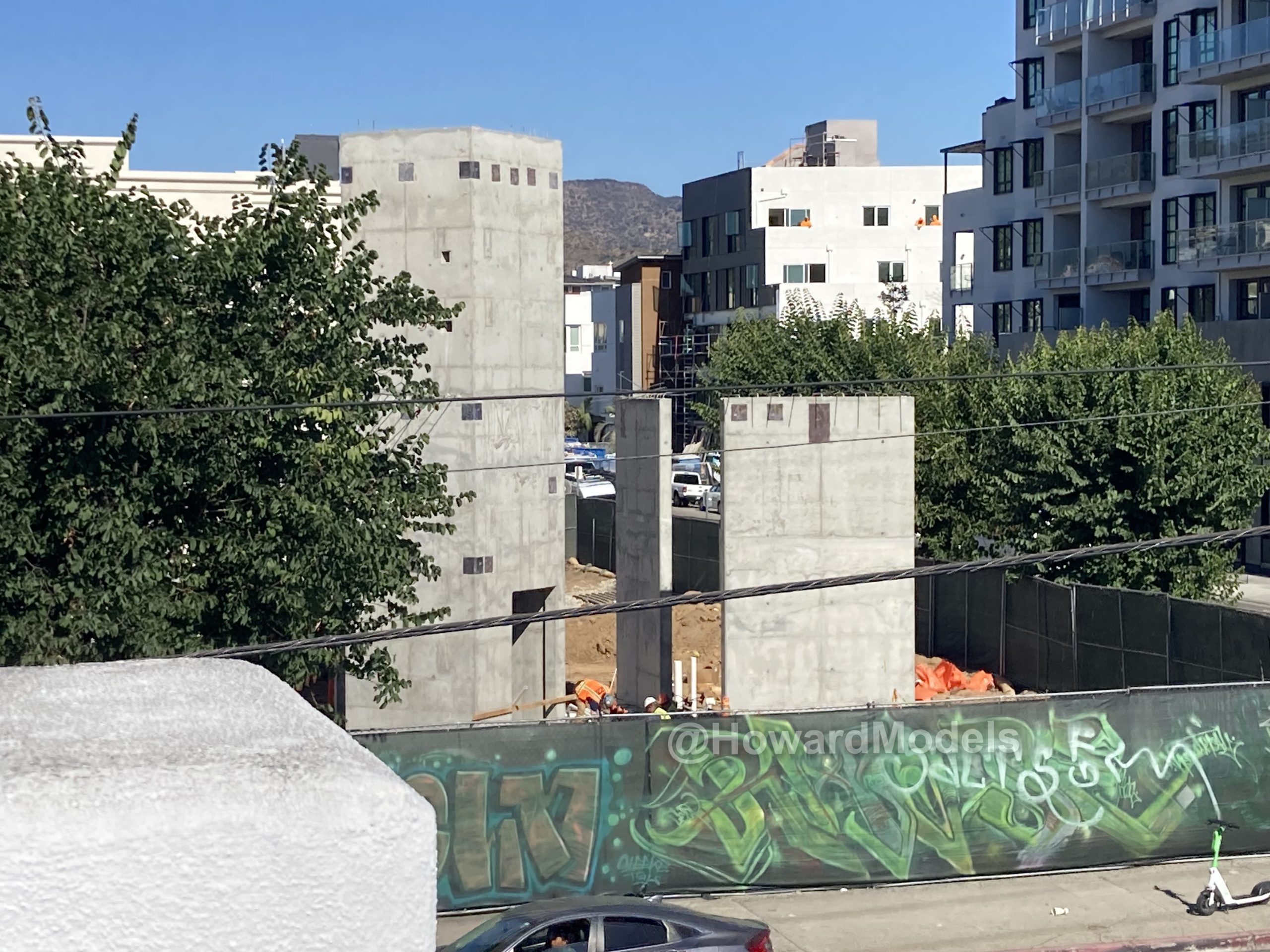 Tesla making progress on LA diner Supercharger construction