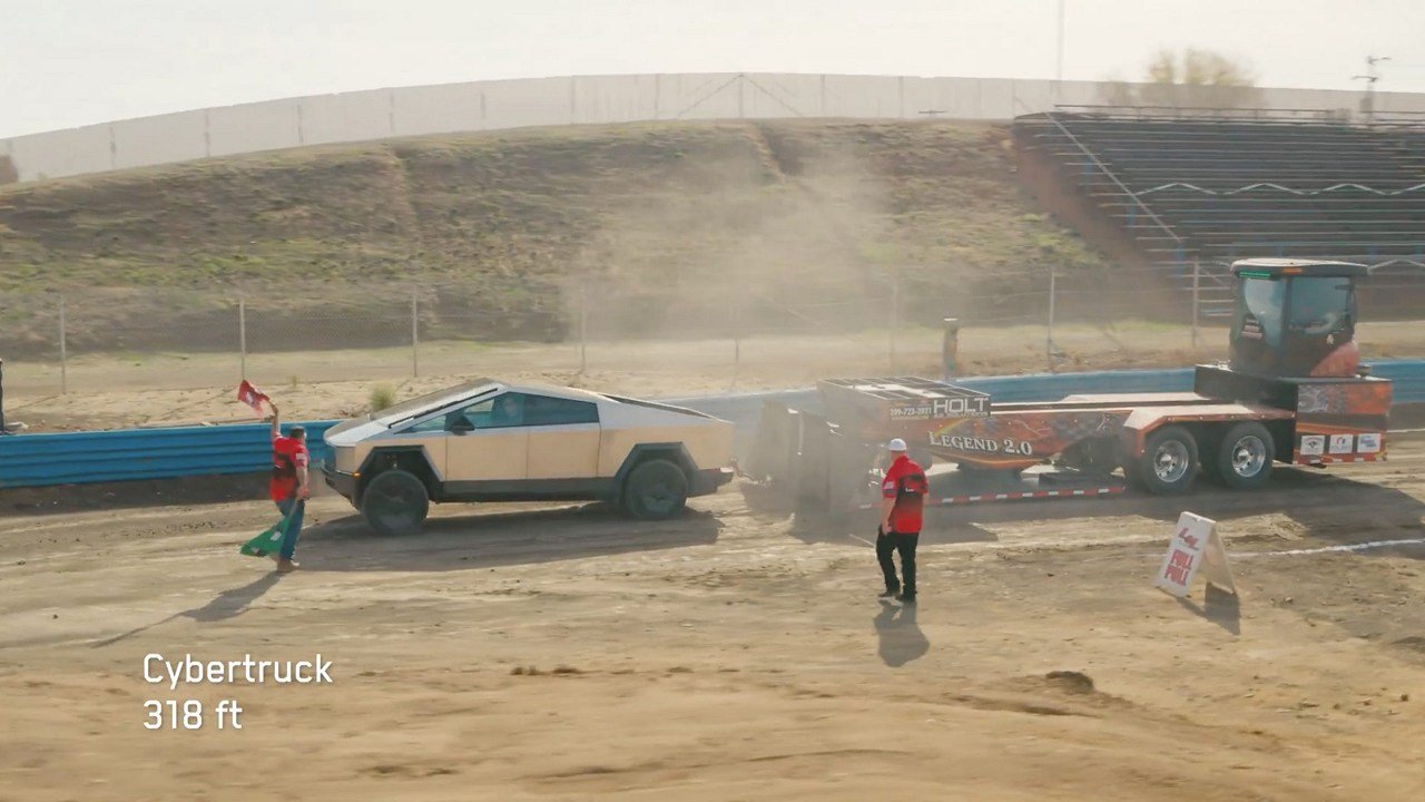 Tesla Releases Full Video of Tractor Pull Test