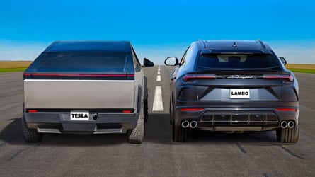 A Lamborghini Urus Is No Match For The Tesla Cybertruck