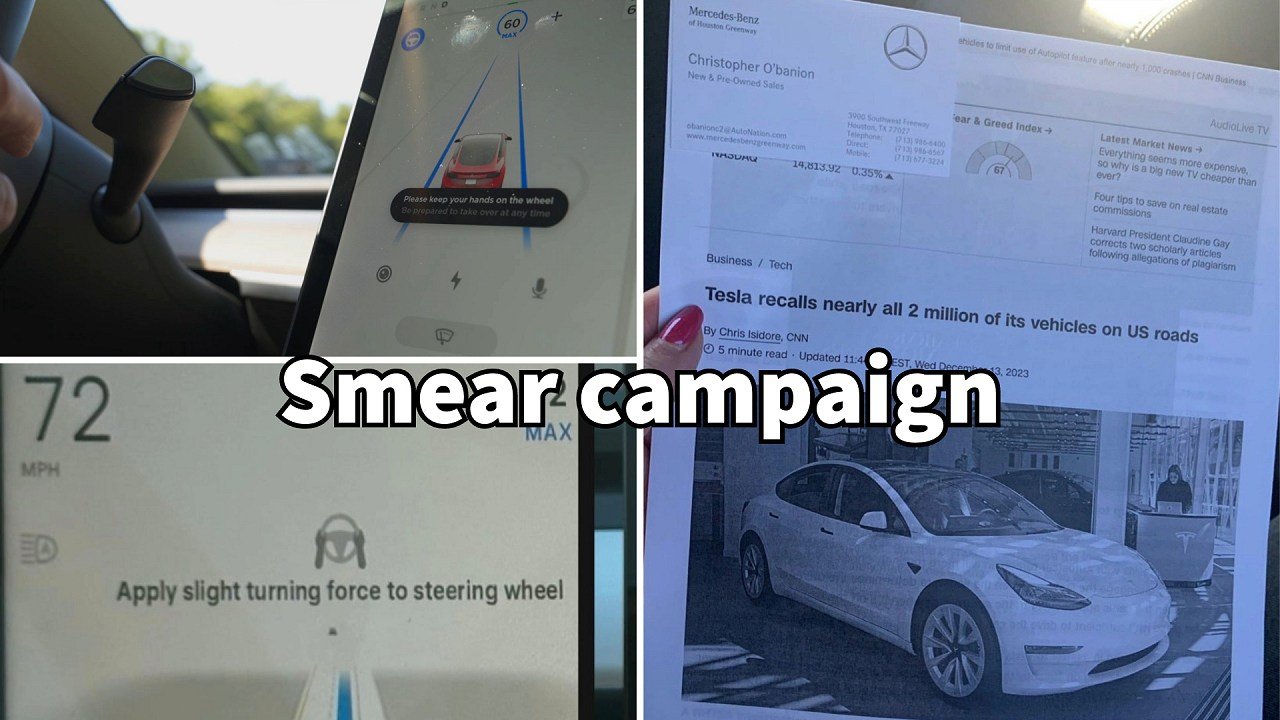 Mercedes Dealer Hands Out Tesla Autopilot Recall Article to Customer