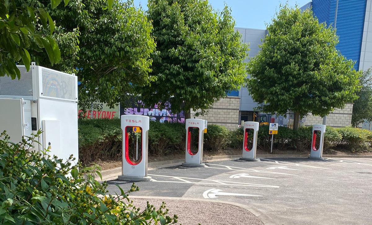 Superchargers in Ireland Romania and Hungary open to non-Tesla EVs