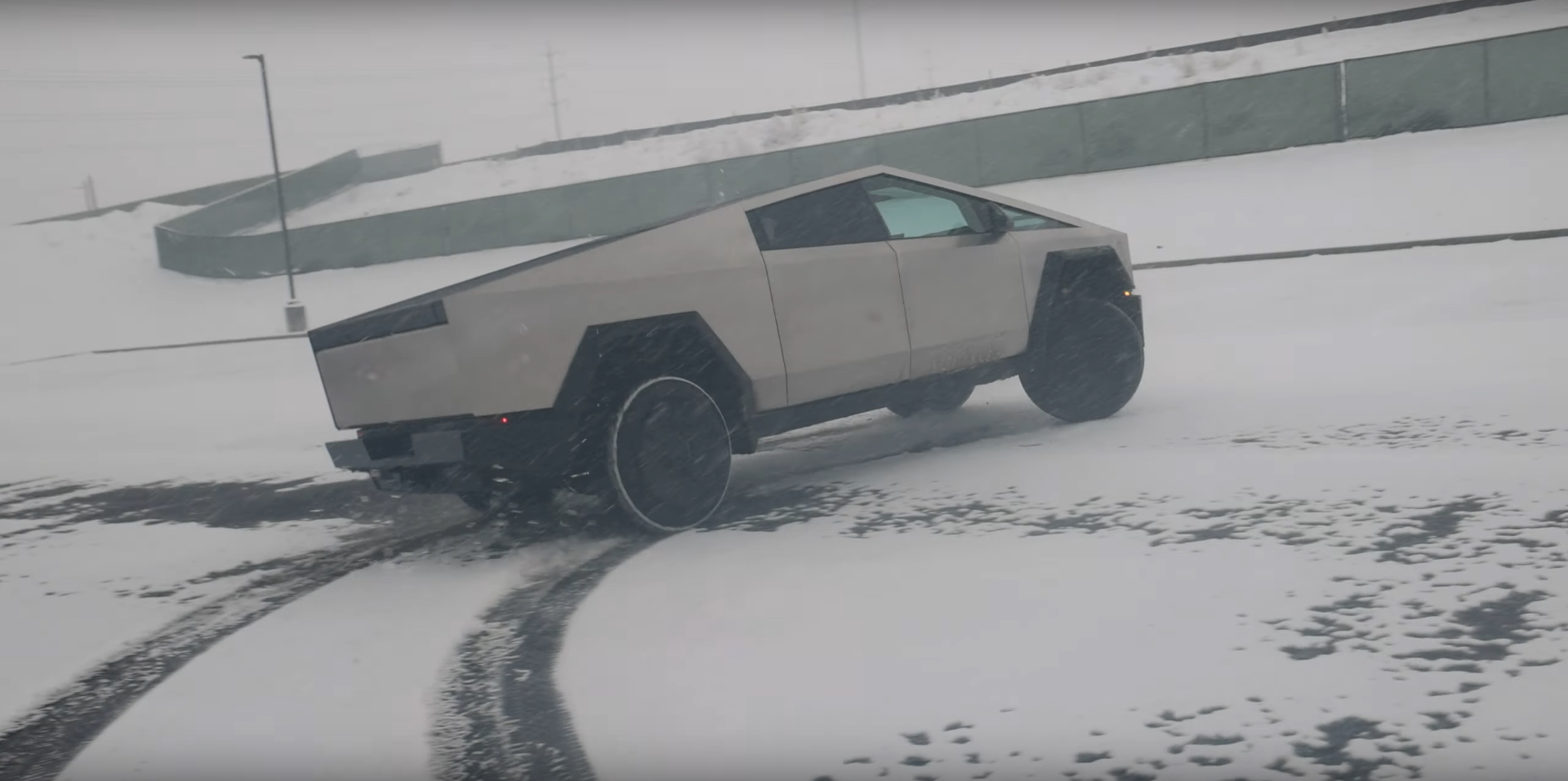 Tesla Cybertruck Gets Donut Treatment