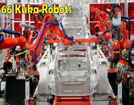 66 Kuka Robots Arrive at Giga Texas for the Cybertruck