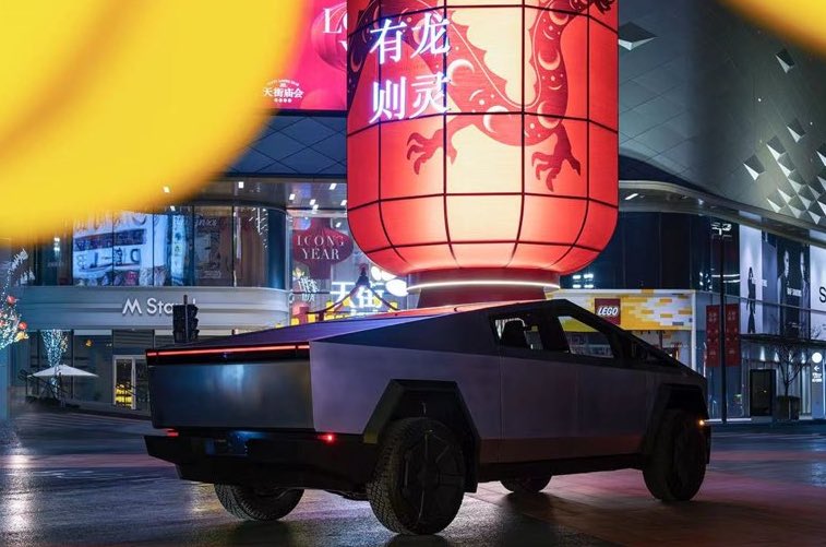 Tesla Has Begun its Cybertruck Tour Around China