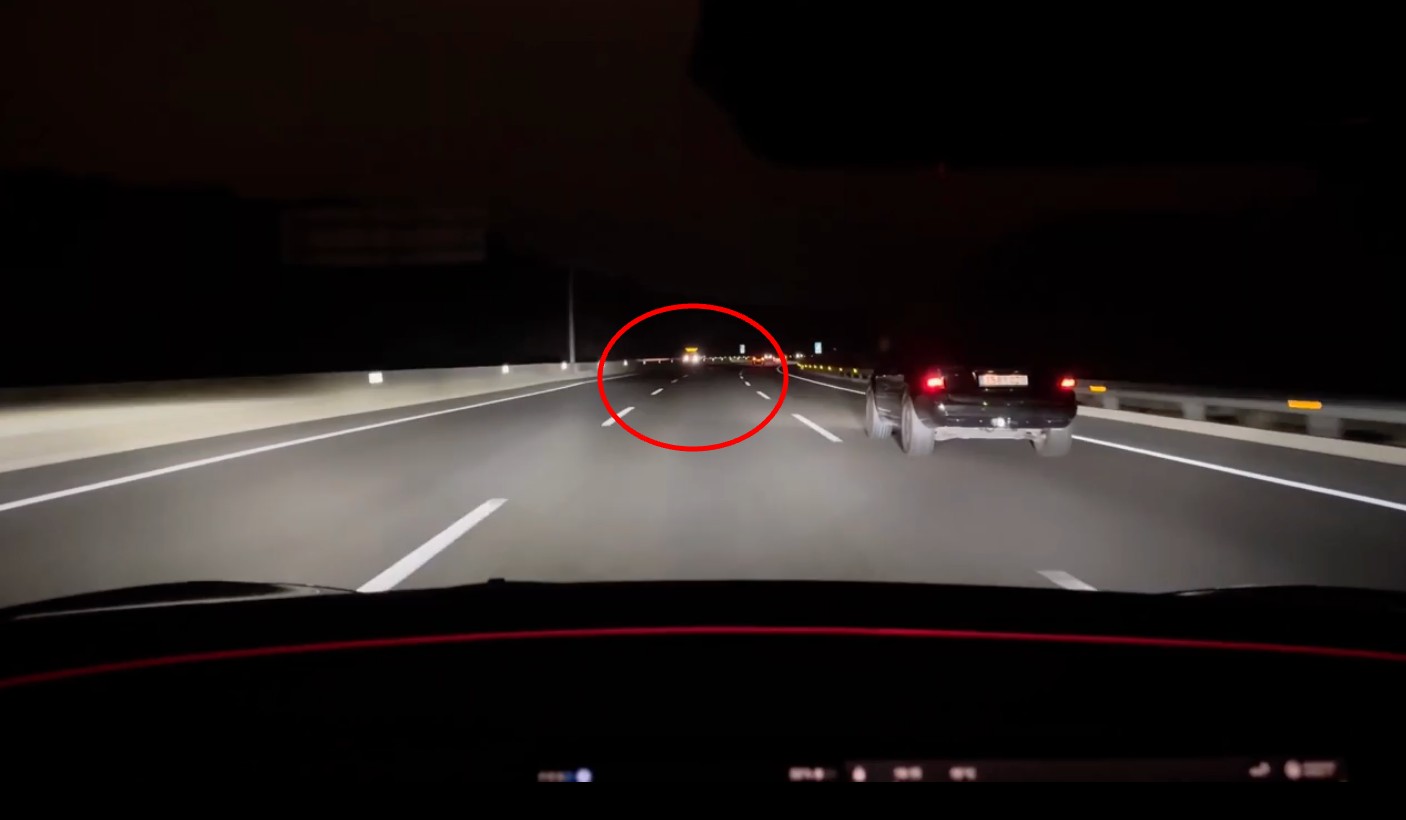 Check out Tesla’s new Adaptive Headlights in action
