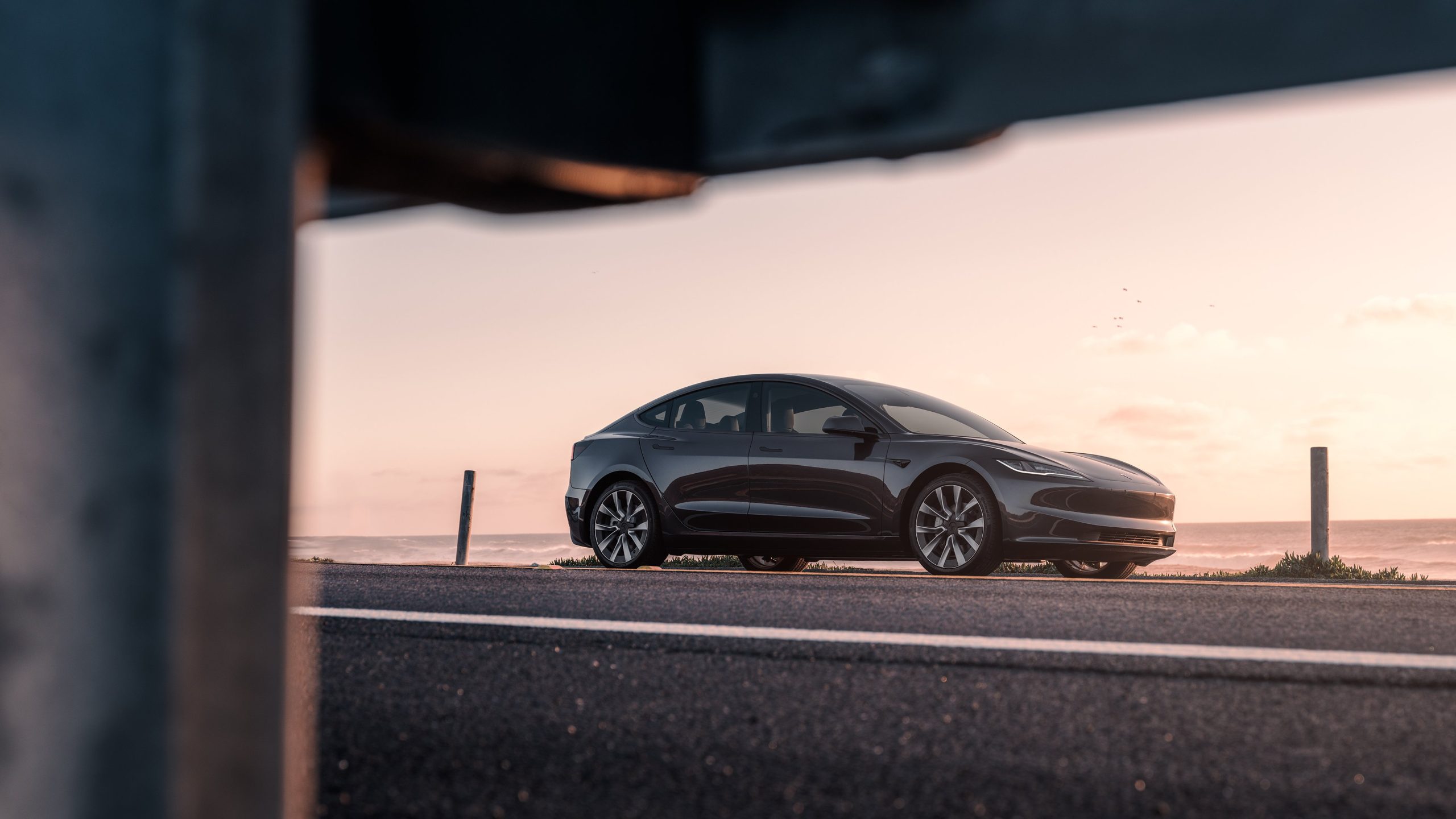 New Tesla Model 3’s Special Shock Absorbing Tech