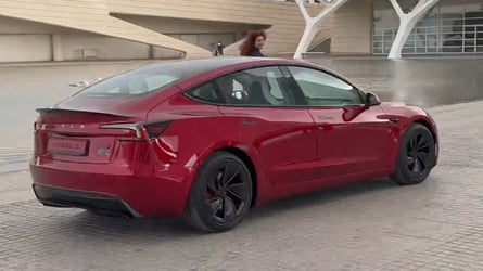 Upgraded Tesla Model 3 Performance Spotted