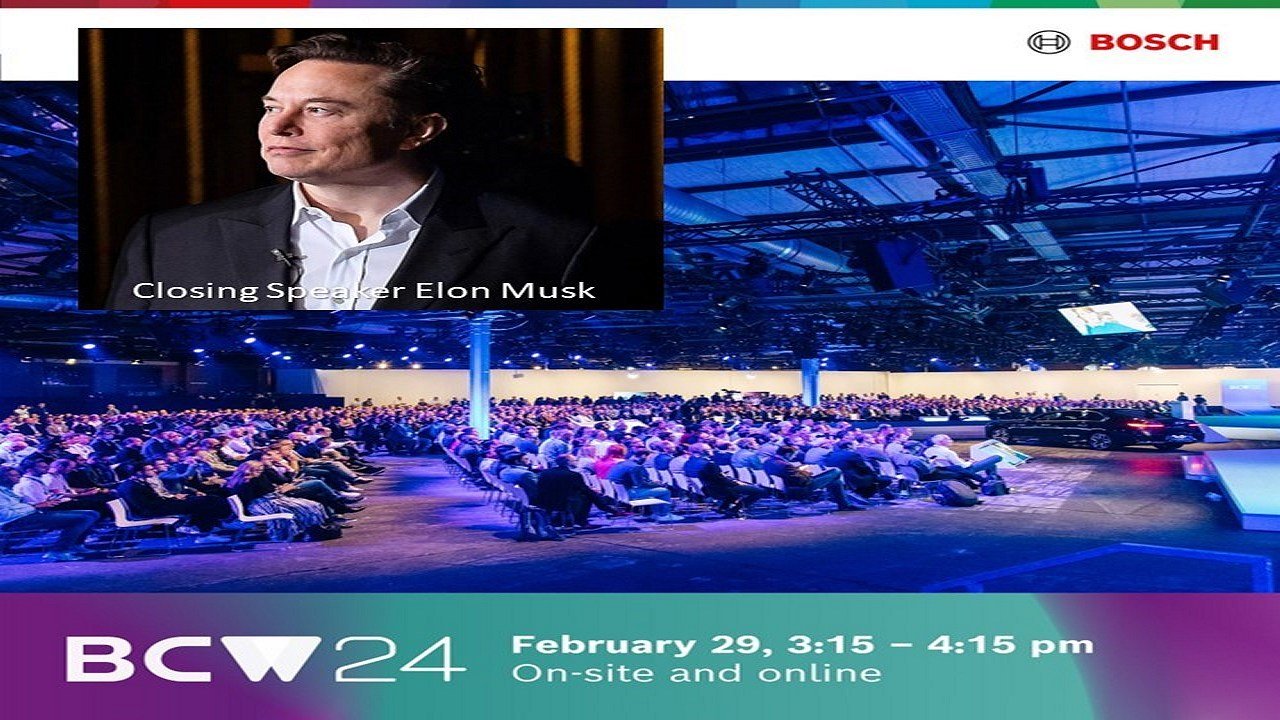 How to Watch Elon Musks Q and A at Bosch Connected World