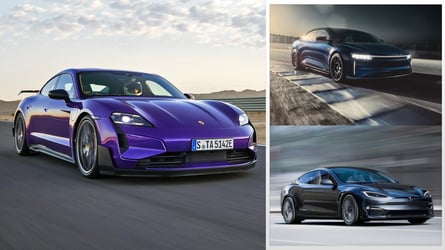 Porsche Taycan Turbo Versus Tesla Model S Plaid