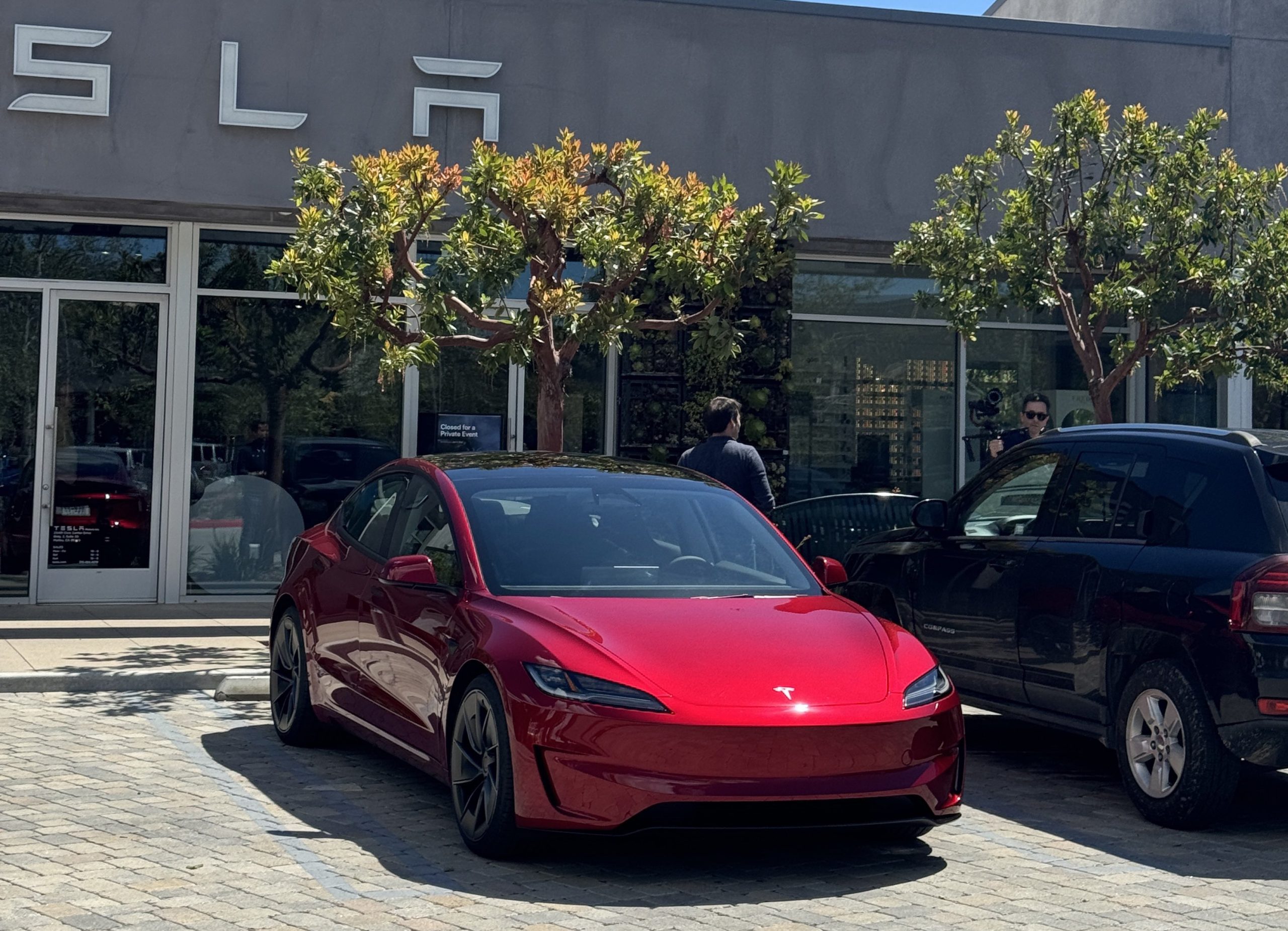 Tesla Model 3 Ludicrous Spotted in California