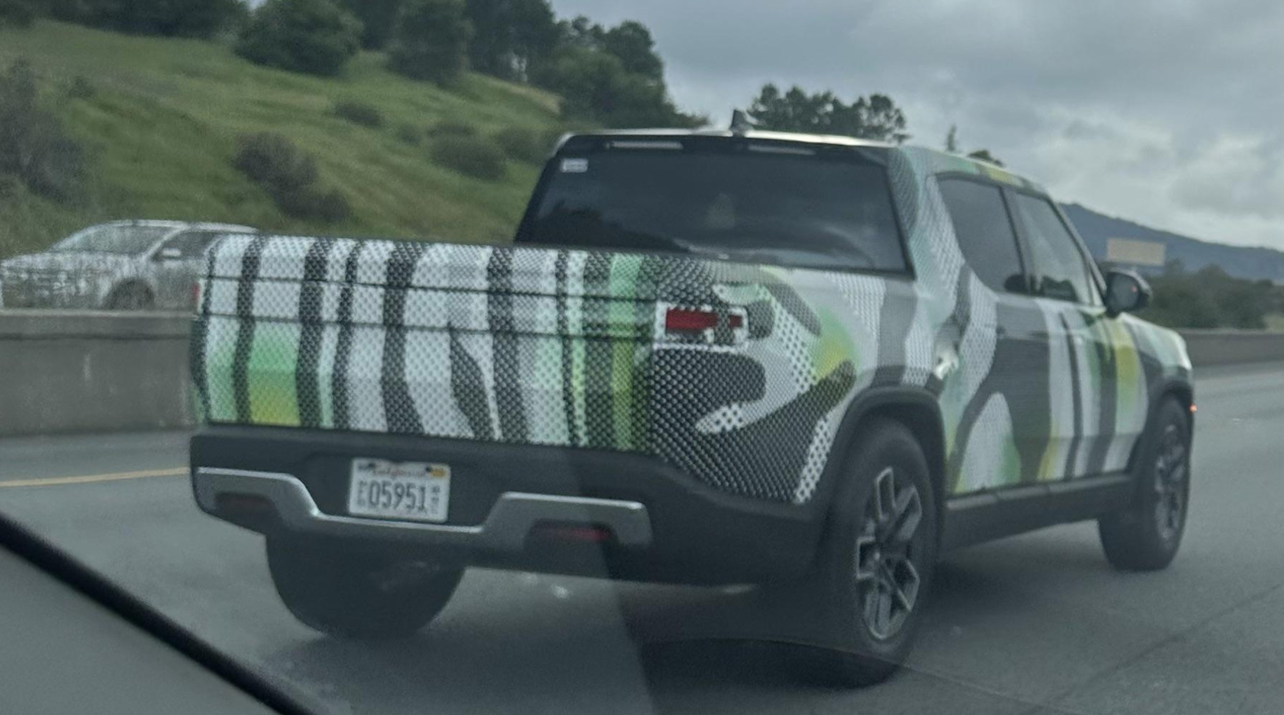 Covered Rivian R1T Refresh Spotted in California