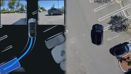 Tesla Vision Autopark Parks Like A Pro