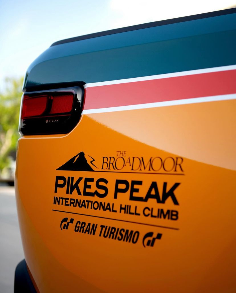 Rivian R1T Participating in Colorado Race