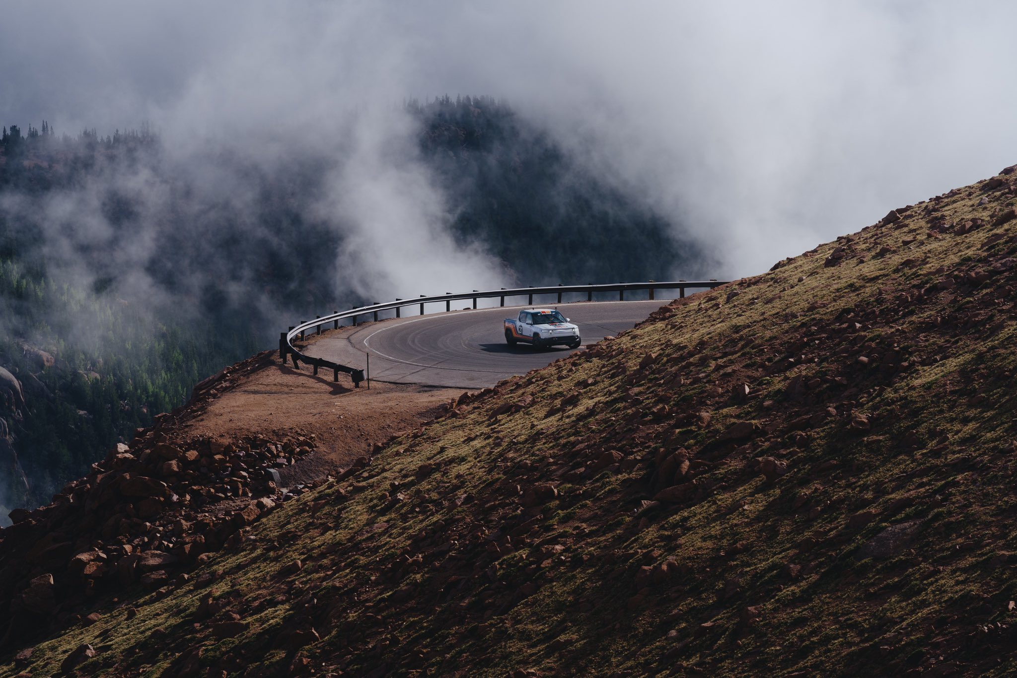 Rivian R1T Shines at Pikes Peak