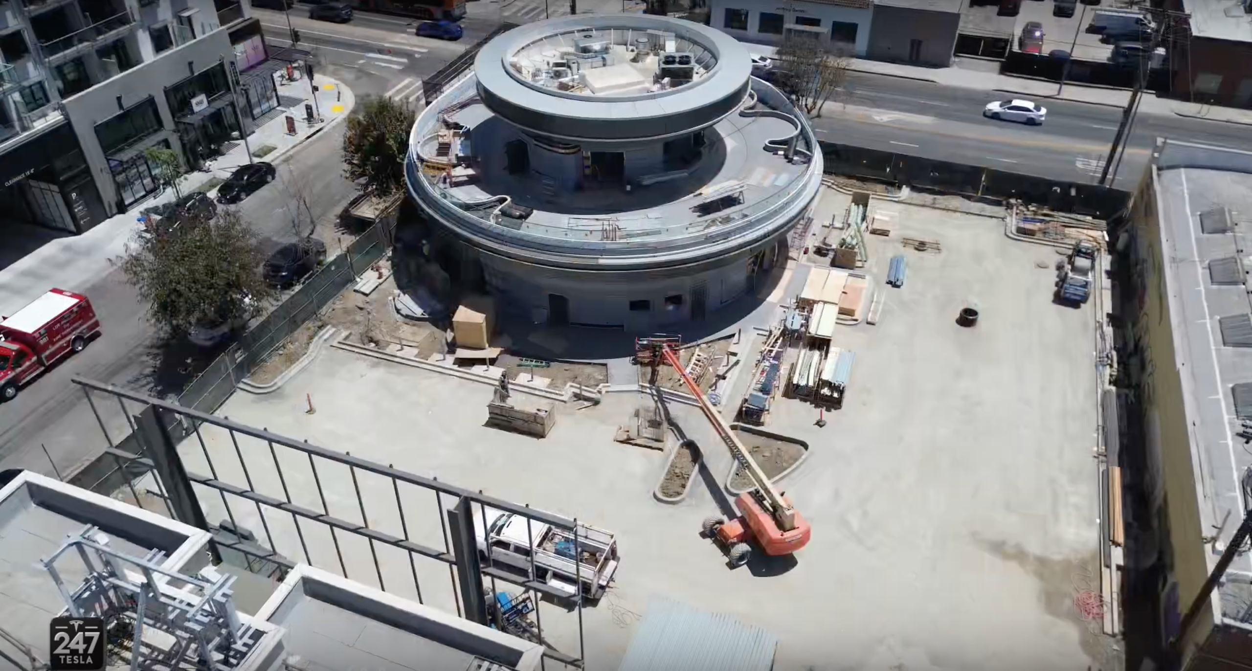Tesla Diner and Supercharger Update