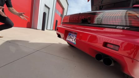 This Pontiac Fiero Has A Tesla Model S Powertrain