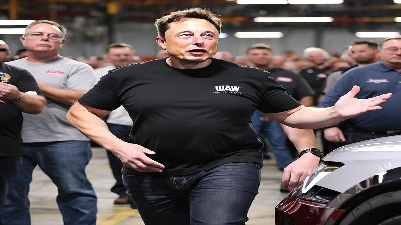 Elon Musk Receives Jabs From UAW