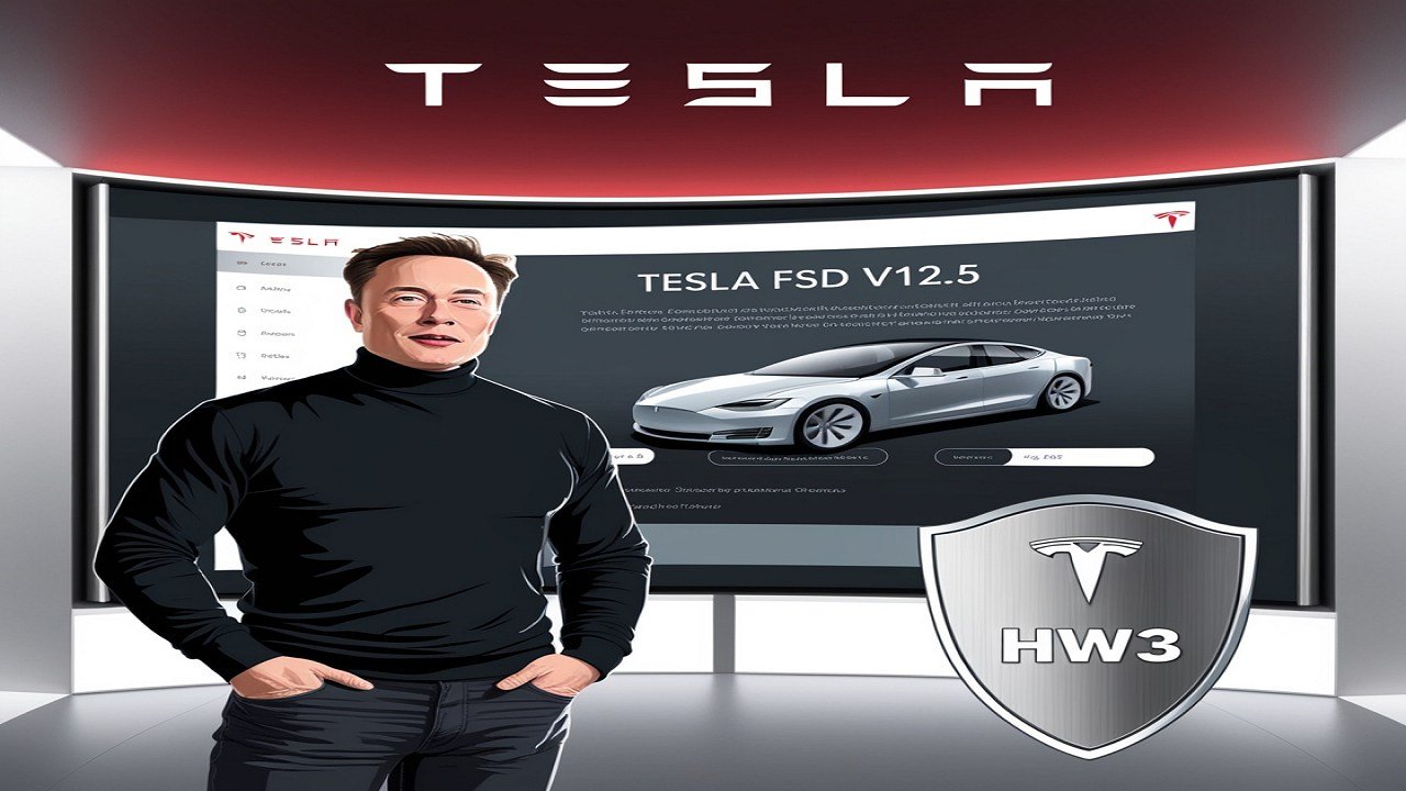 Musk Shares Latest Update On Tesla FSD v12.5 For HW3 Vehicles