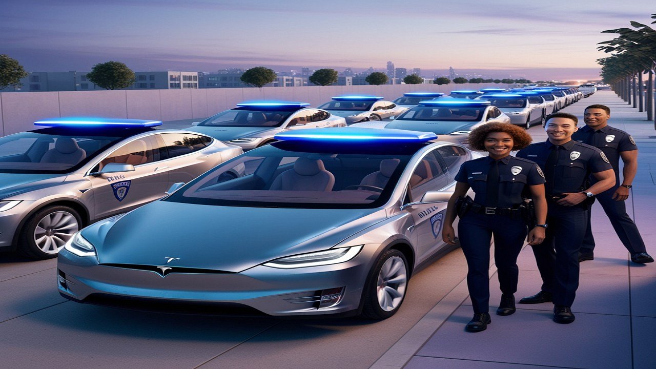 Police Diversify With Tesla EVs