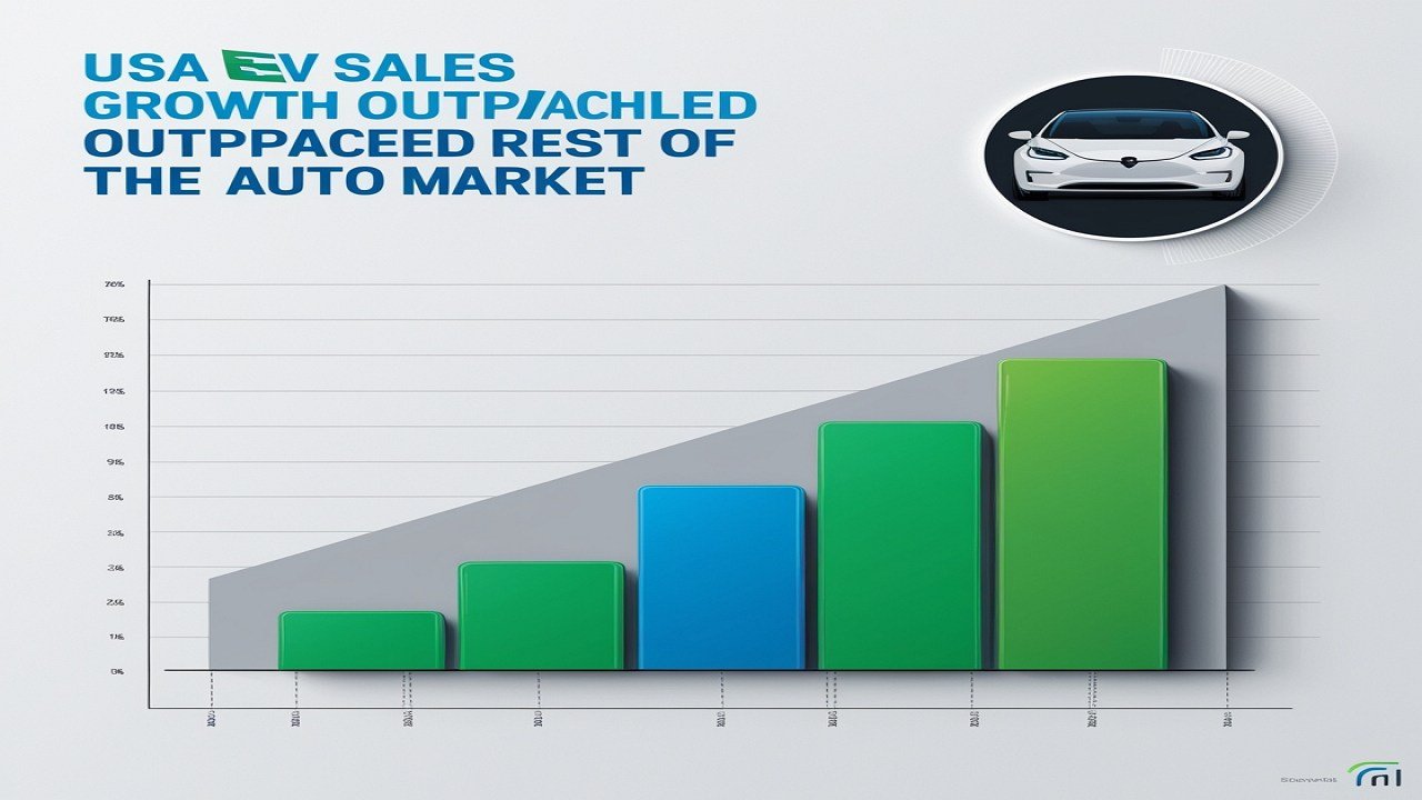USA EV Sales Growth Outpaced Rest of the Auto Market