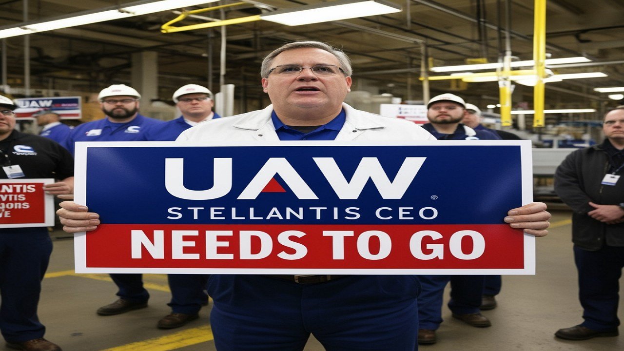UAW Says Stellantis CEO Needs to Go