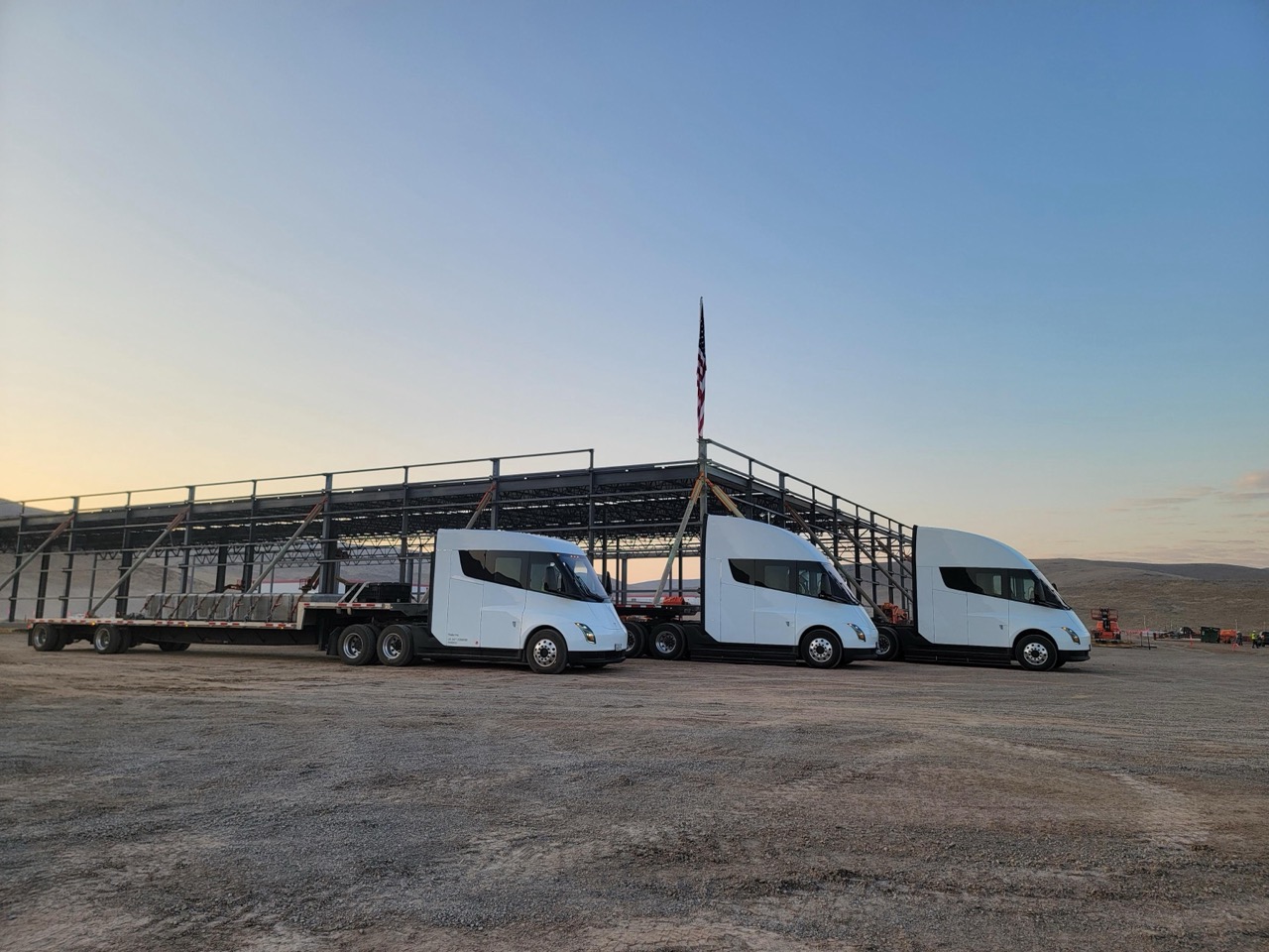 Tesla Semi Exec Drops By Factory Buildout Site With Update