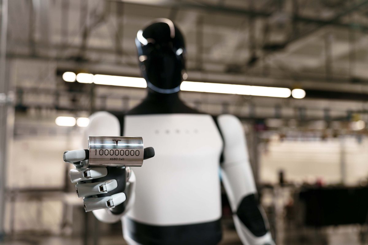 Tesla Announces 100 Millionth 4680 Battery Cell Production Milestone