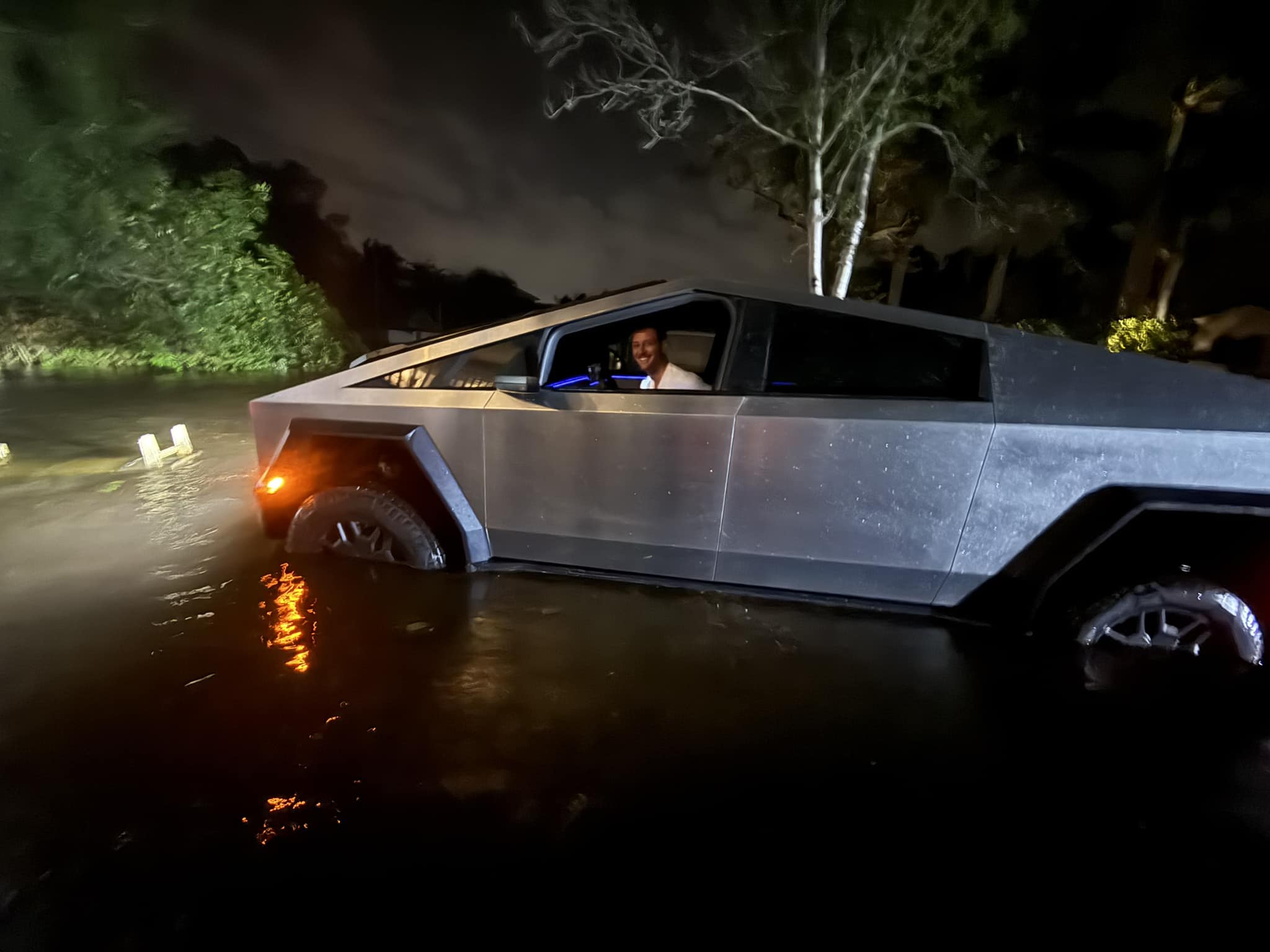 Tesla Cybertruck Owners Share Insights After Hurricane Helene