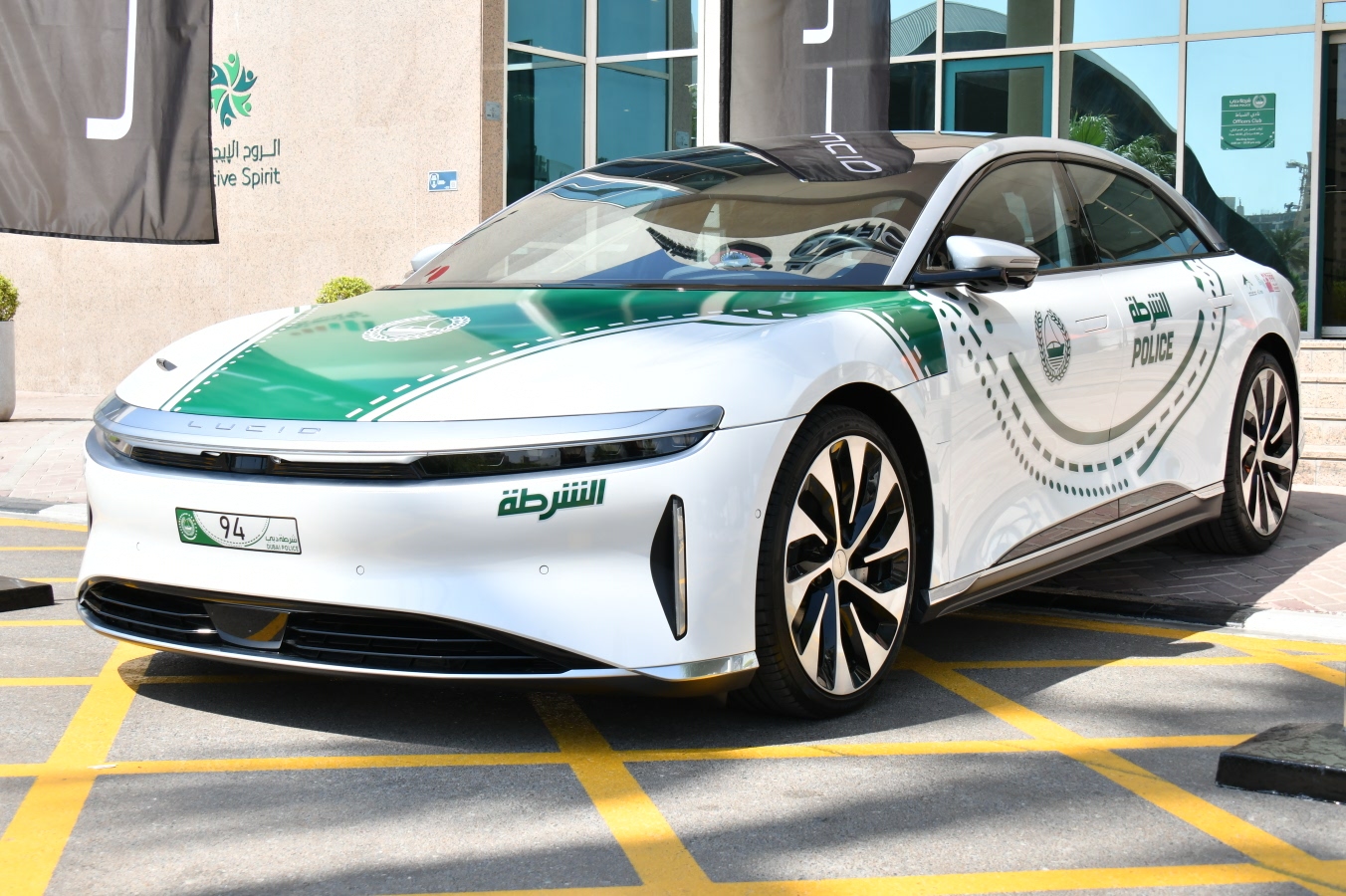Lucid Air Grand Touring is Newest Member of Dubai Police Fleet