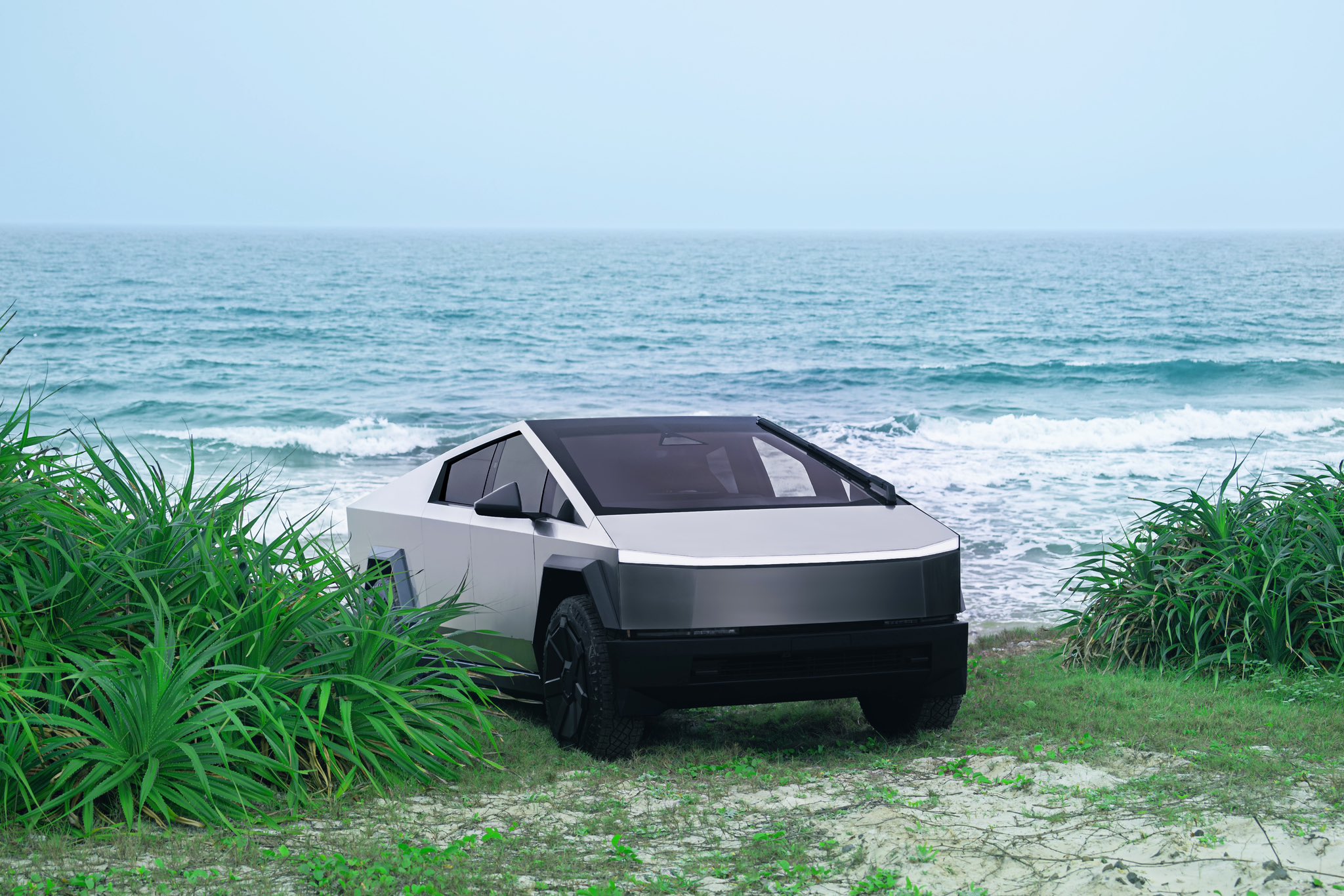 First images of Tesla Cybertruck Non-Foundation Series