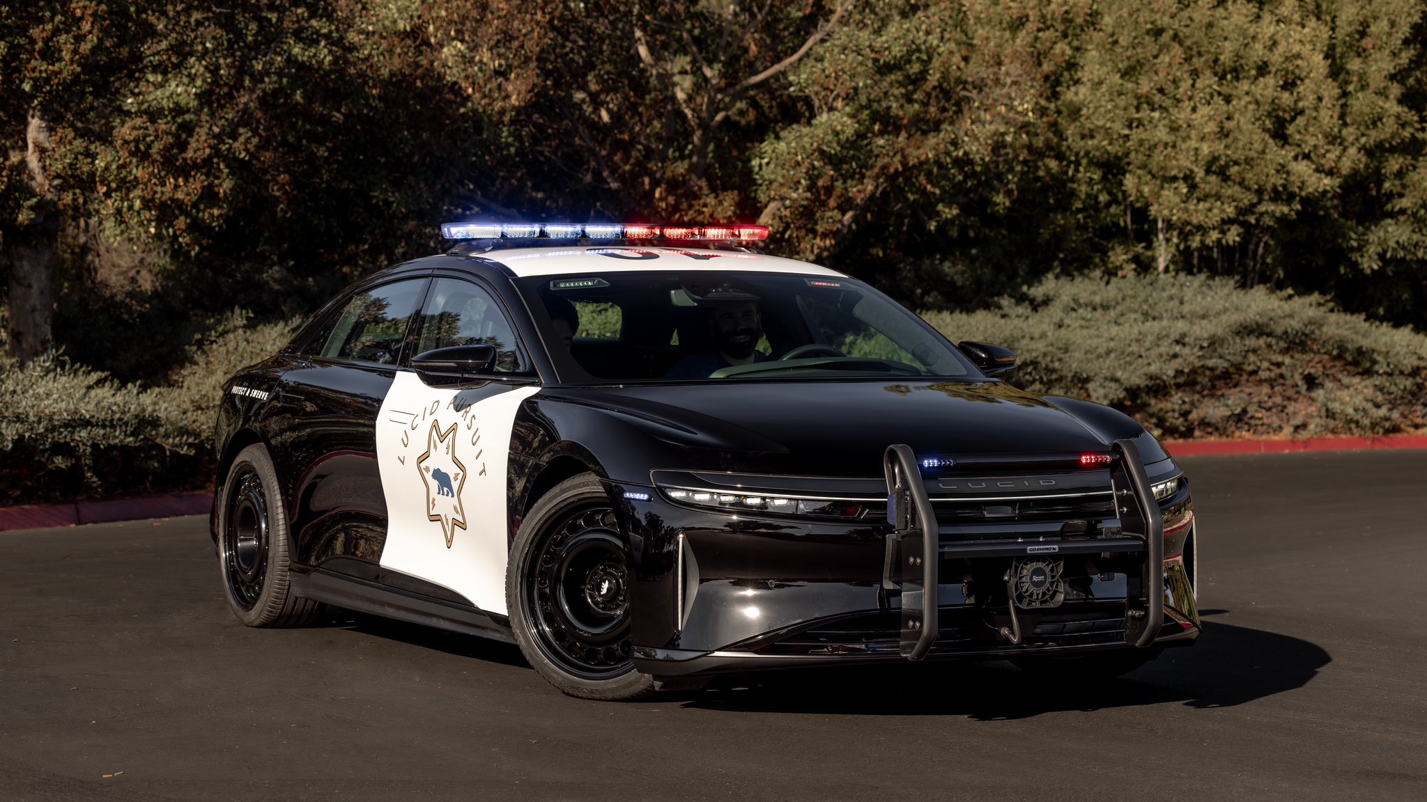 Lucid Air Participates in California Highway Patrol Tests