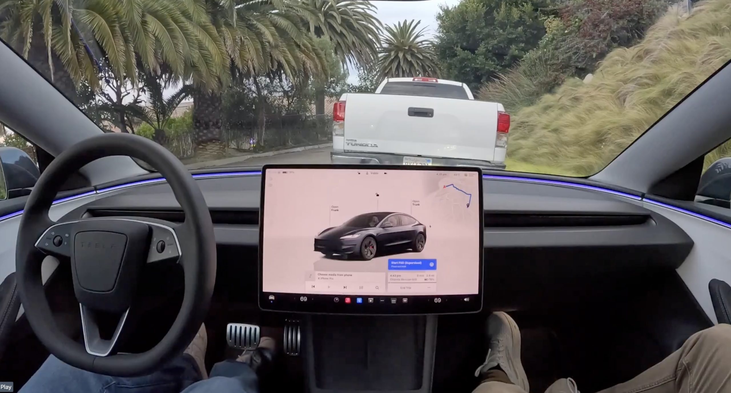 Tesla FSD V13.2 Users Share First Drive Impressions