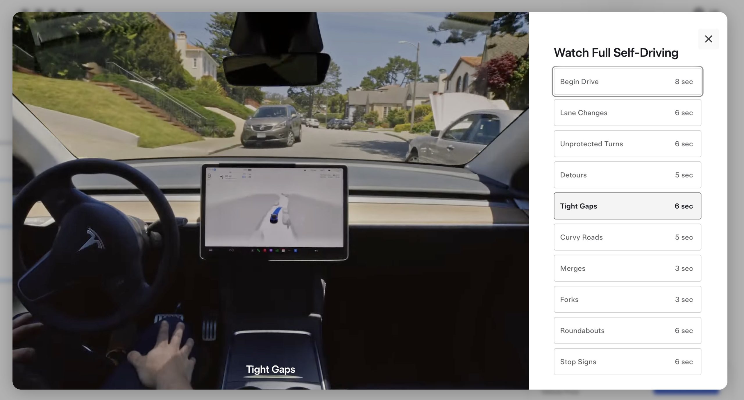Tesla Updates Order Page With Real World FSD Demo Videos