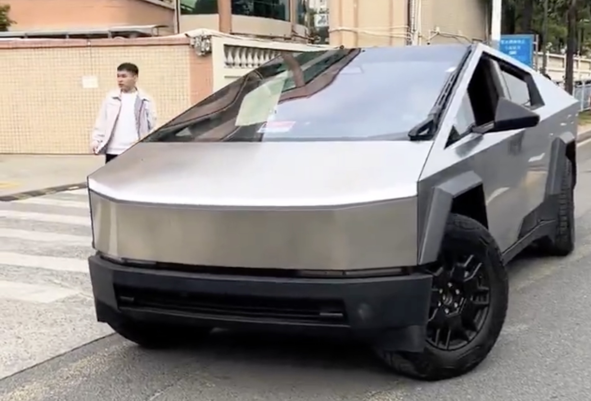 Tesla Cybertruck Spotted at BYD Facility in China