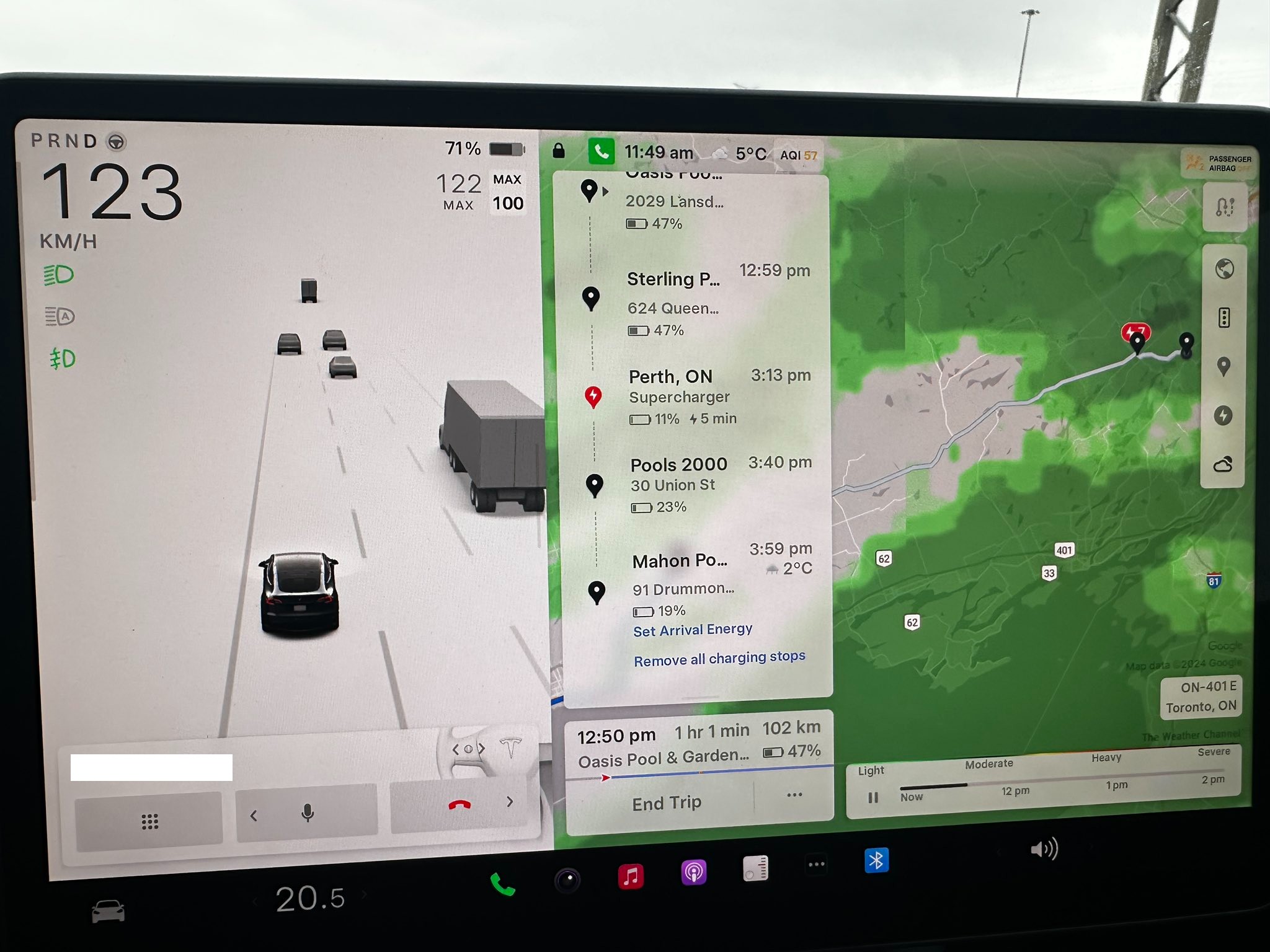 Tesla Strengthens Weather Radar Rollout