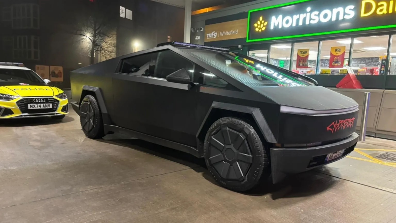 United Kingdom Police Confiscate Tesla Cybertruck
